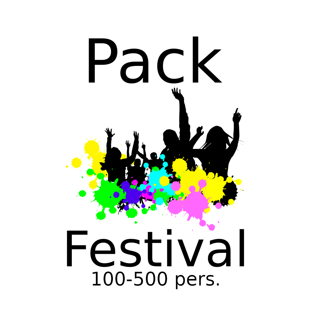 Pack Festival 100 à 500 pers.